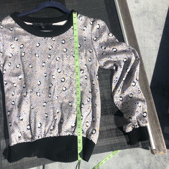 Gorgeous unique silk and wool top - Picture 11 of 12